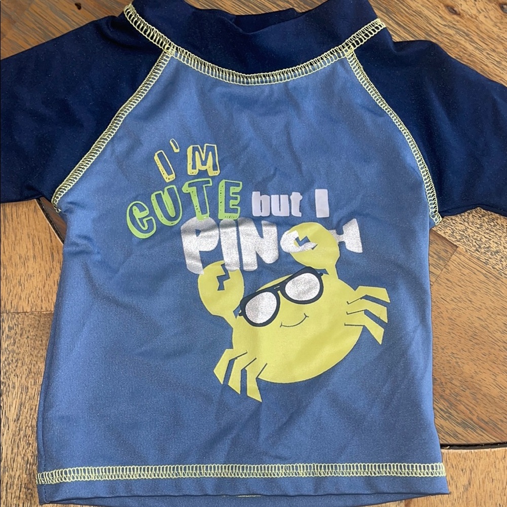 Matching Rash Guard and Trunks Set - Picture 3 of 3